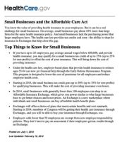 Small Business Tax Credit